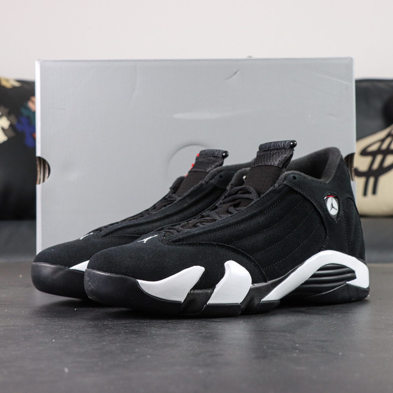 Jordan 14 Bred Reps with box and accessories