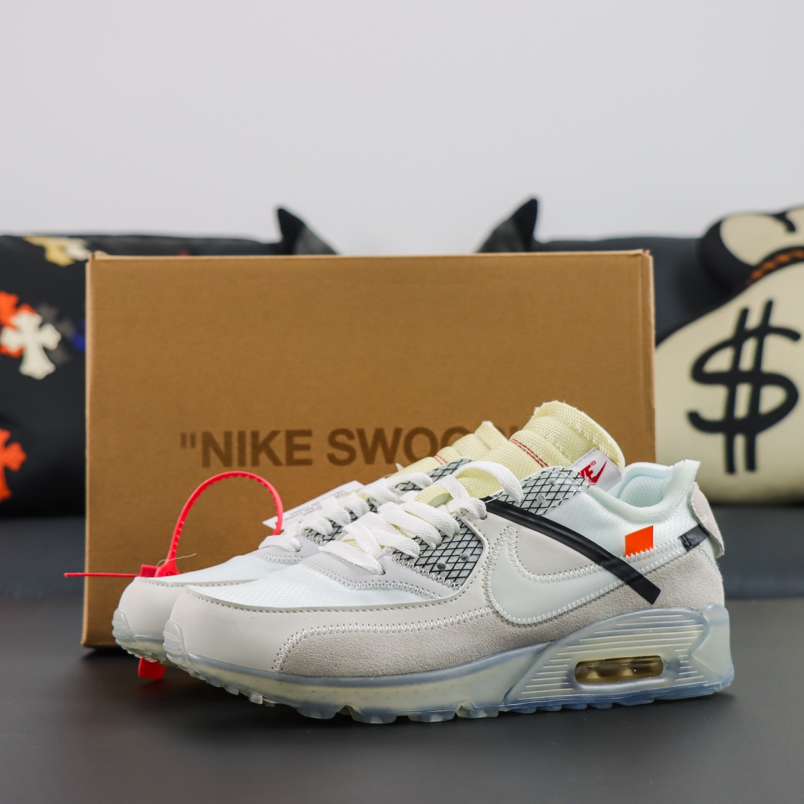 Off White x Nike Air Max 90 White The Ten Reps