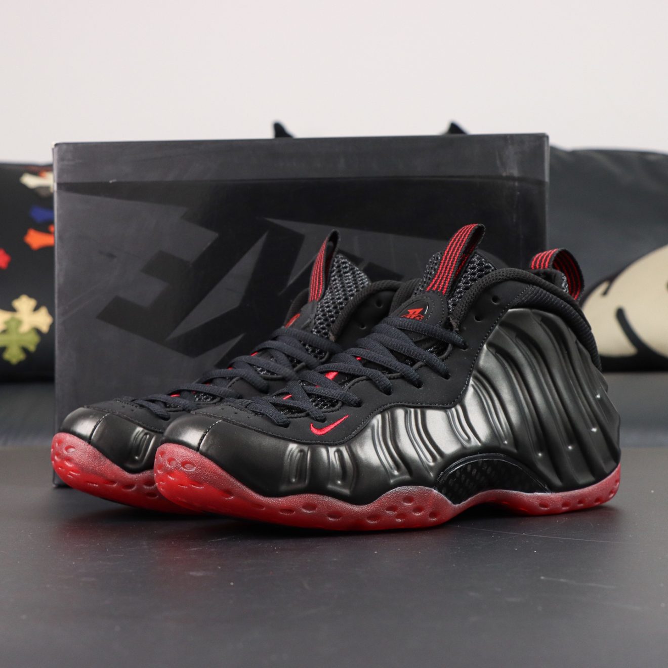 Foamposite One Cough Drop Reps with box