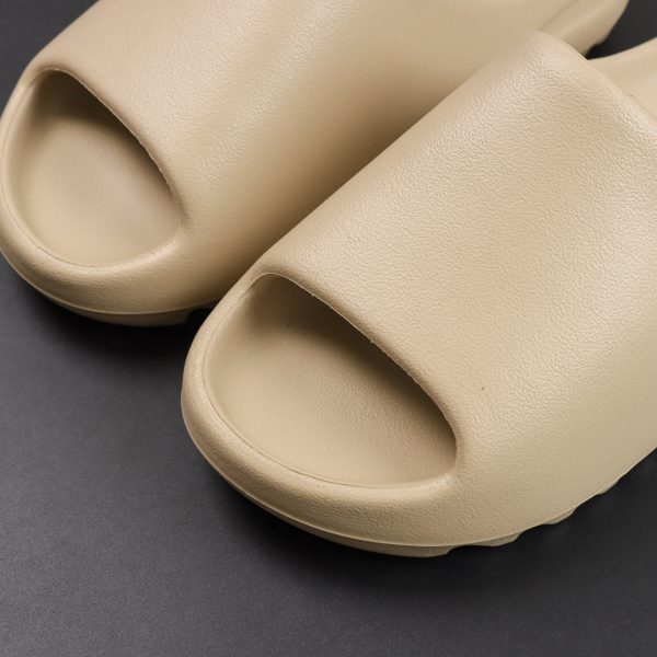 Toe area of Yeezy Slide Pure with soft foam molding