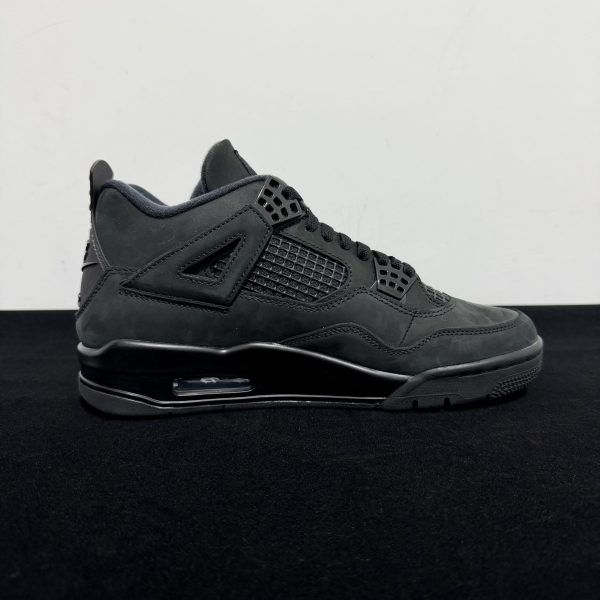 Inside view of Air Jordan 4 Black Cat Reps 2025